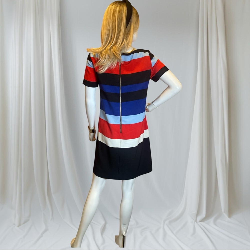Tahari Colorblock Mini Dress - Picture 5 of 9